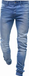 Hellblaue Skinny Jeans
