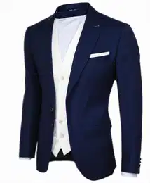 Dunkelblaue Klassische Blazer