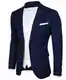 Dunkelblaue Klassische Blazer