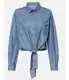 Svjetloplave Kratke Denim Majice
