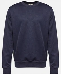 Dunkelblaue Strickpullover