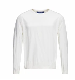 Weiße Strickpullover