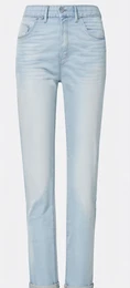 Hellblaue Winterjeans