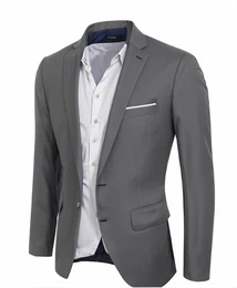 Graue Klassische Blazer für Männer