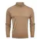 Beige Rollkragenpullover