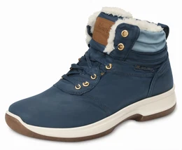 Blaue Stiefeletten