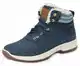 Blaue Stiefeletten
