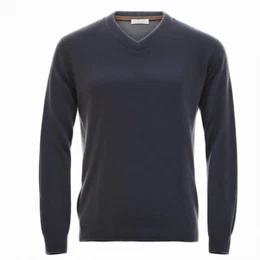 Dunkelgraue Strickpullover