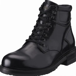 Schwarze Winterstiefel