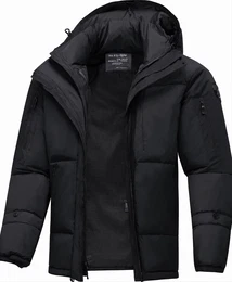 Schwarze Winterjacken