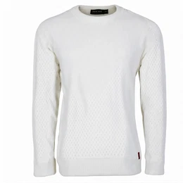 Weiße Strickpullover