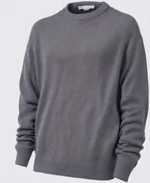 Graue Strickpullover