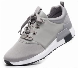 Graue Schmale Sneakers