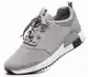 Graue Schmale Sneakers