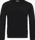 Schwarze Wollpullover