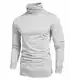 Graue Rollkragenpullover