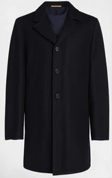 Schwarze Wintermäntel