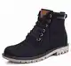 Schwarze feine Stiefeletten