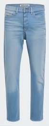 Blaue Straight Leg Jeans