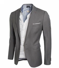 Graue Klassische Blazer für Männer
