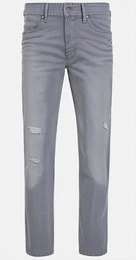 Graue Skinny Jeans