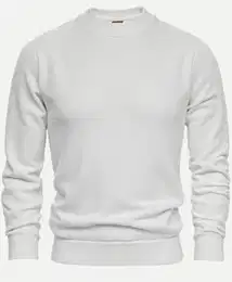 Weiße Kaschmirpullover