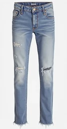 Blaue Ripped Jeans