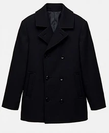 Schwarze Wintermäntel