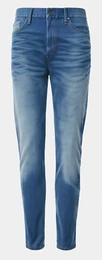 Blaue Winterjeans