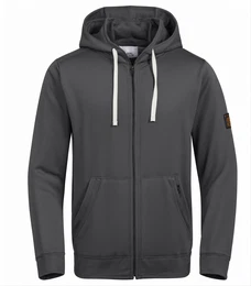 Graue Strick Hoodies