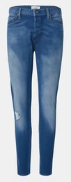 Blaue Ripped Jeans