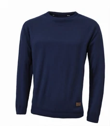 Blaue Kaschmirpullover