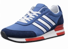 Blaue Sneaker