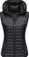 Černé puffer vesty