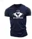 Blaue T-Shirts mit Prints Blaue T-Shirts mit Prints
