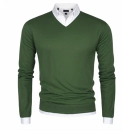 Grüne Kaschmir Pullover