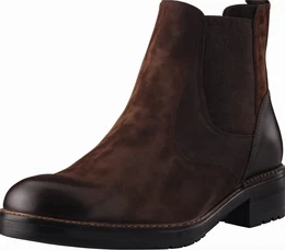 Dunkelbraune klassische Stiefel