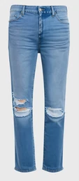 Blaue Skinny Jeans
