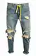 Hellblaue Low Rise Jeans