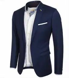 Dunkelblaue Klassische Blazer