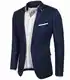 Dunkelblaue Klassische Blazer