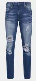 Blaue High Waist Jeans