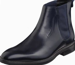 Dunkelblaue Stiefeletten