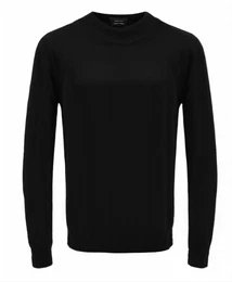 Schwarze Strickpullover