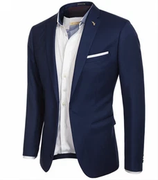 Dunkelblaue Klassische Blazer