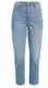 Modre Mom Jeans z visokim pasom