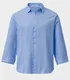 Plave Bluze i Tunike s 3/4 Rukavima