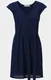 Temno modra Short sleeves Obleke za dame
