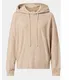 Béžové svetry s kapucí