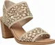 Béžové Sandály s Podpatkem